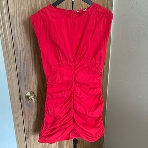 Zara Vibrant Red Mini Dress NWT